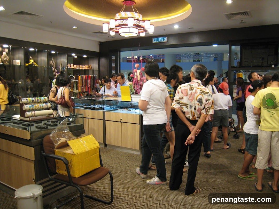 Interior of a retail store