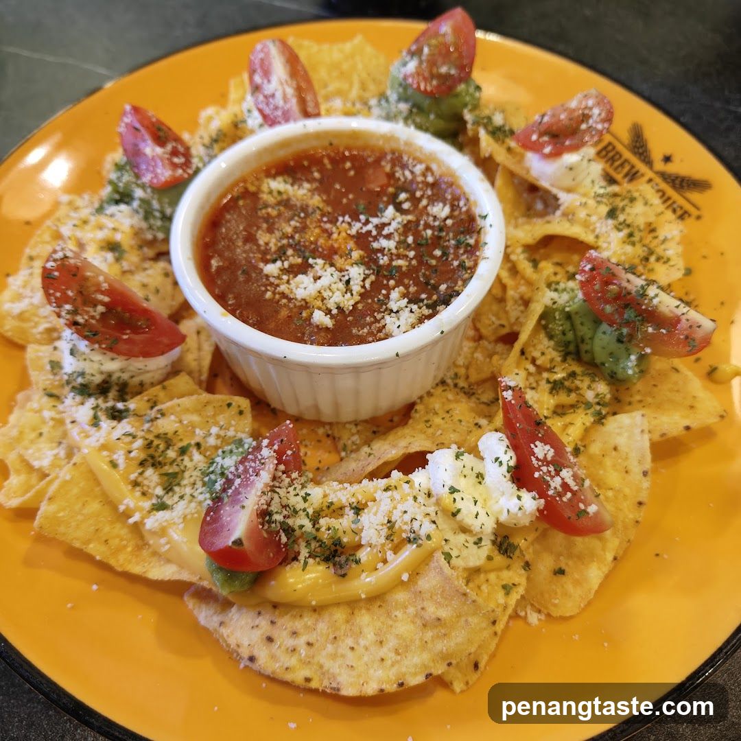 Nacho Plate with Sauce Cup