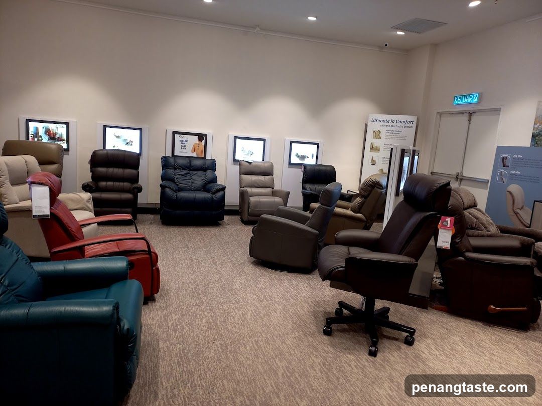 Interior showroom of furniture store