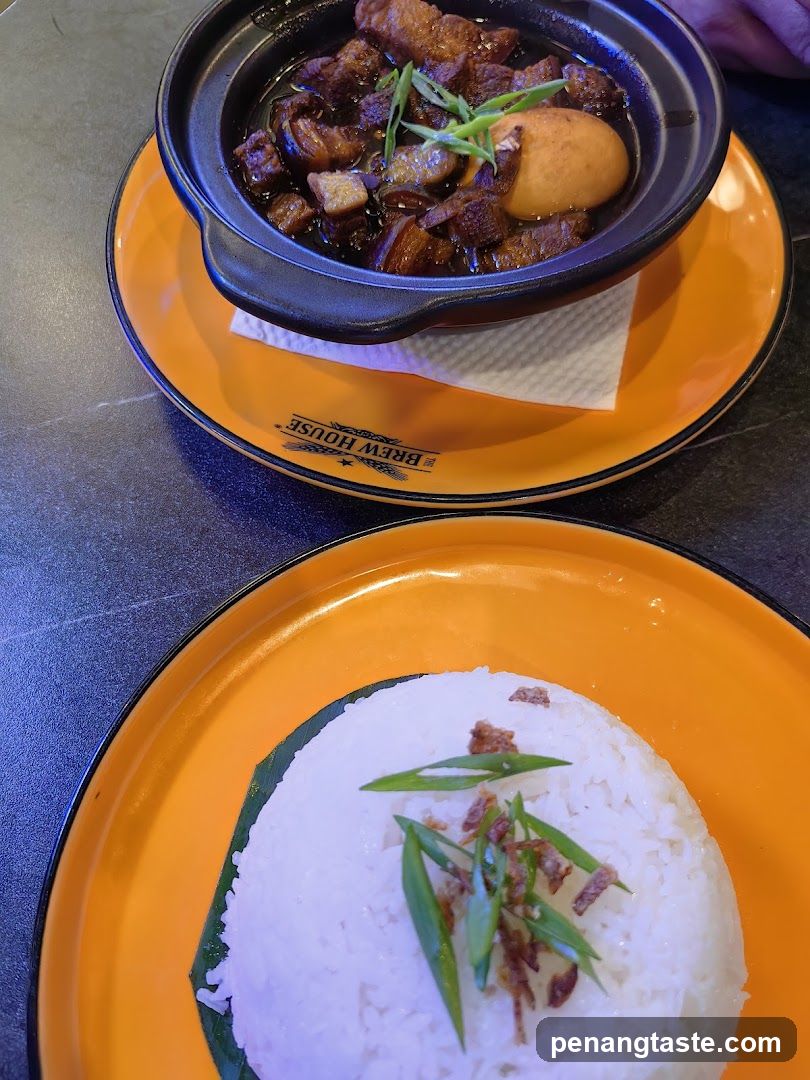 Food Items on Table