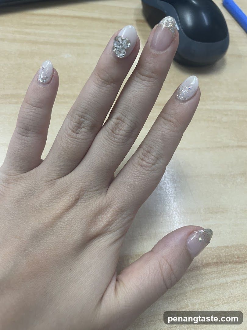 Hand with Nail Art