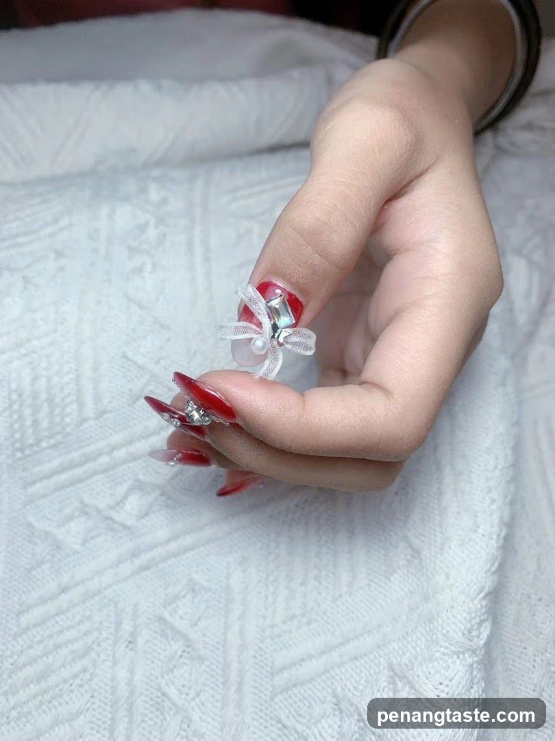 Hand with Nail Art