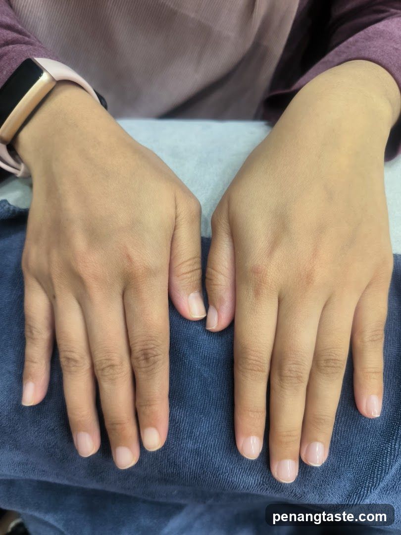 Hands on cloth