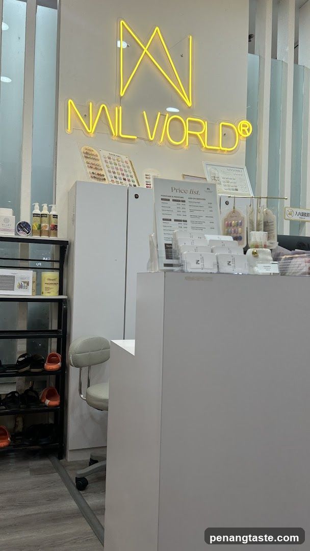Nail World Store Interior