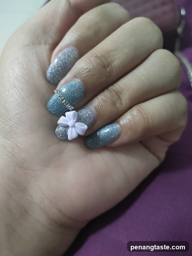 Hand with Nail Art
