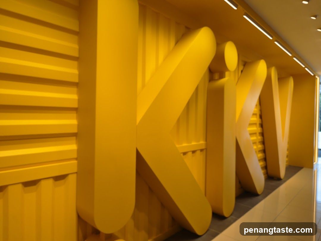 Yellow Interior Wall with Large Letters