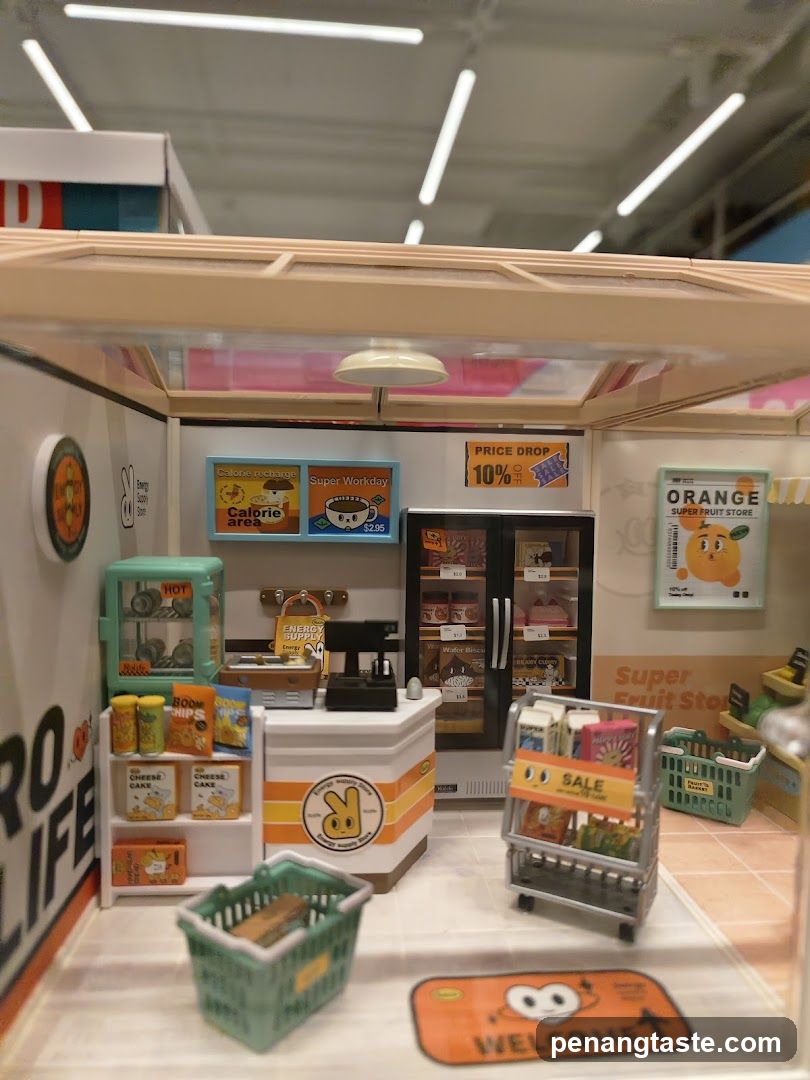 Miniature Supermarket Display
