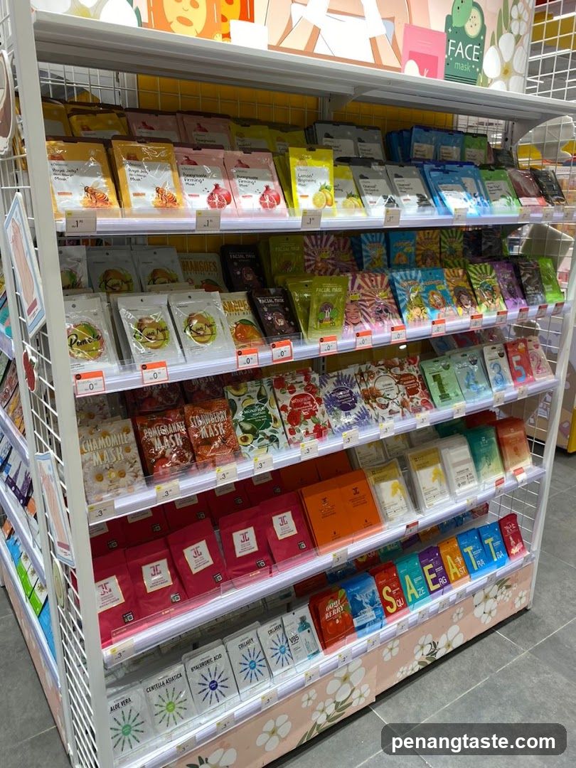 Facial Mask Display Shelf
