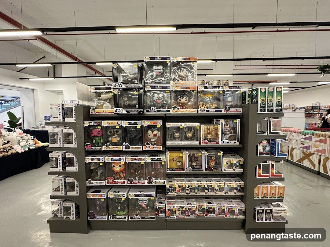 Funko Pop Display in Retail Store