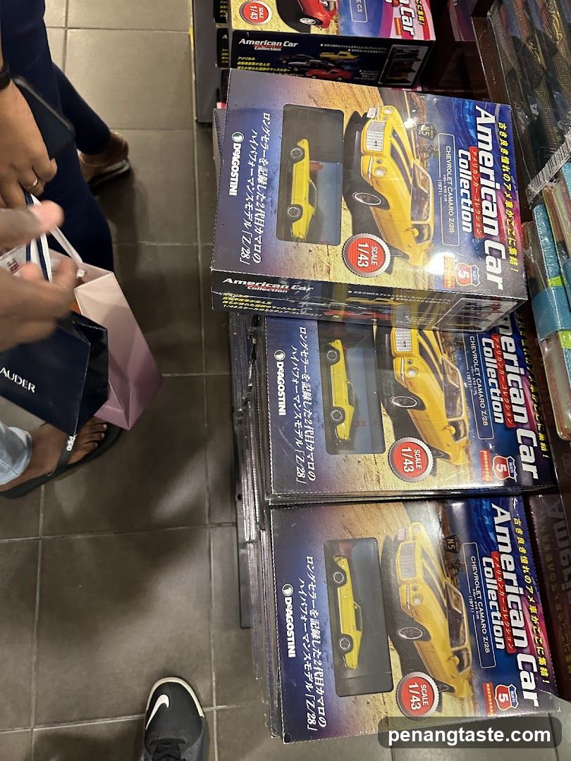 Store Display of Model Cars