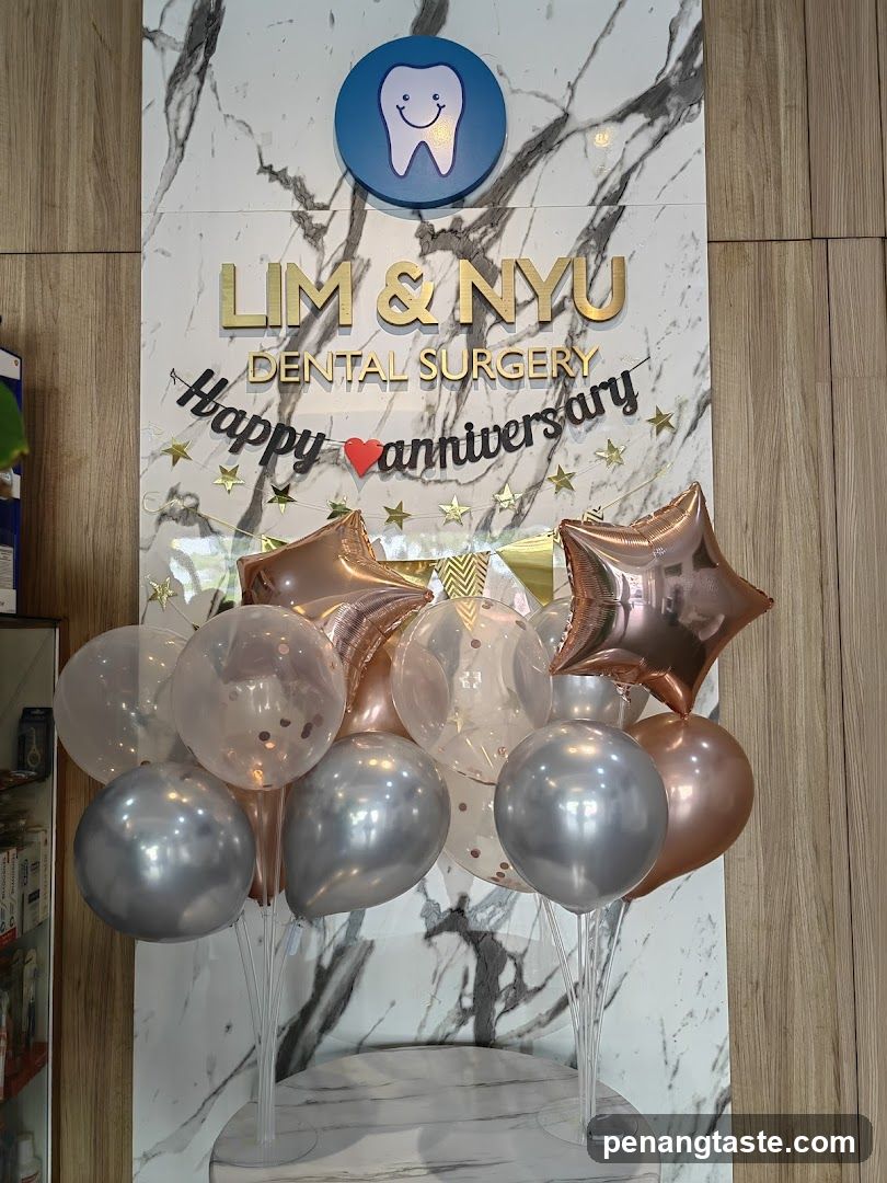 Lim & Nyu Dental Surgery Anniversary Display