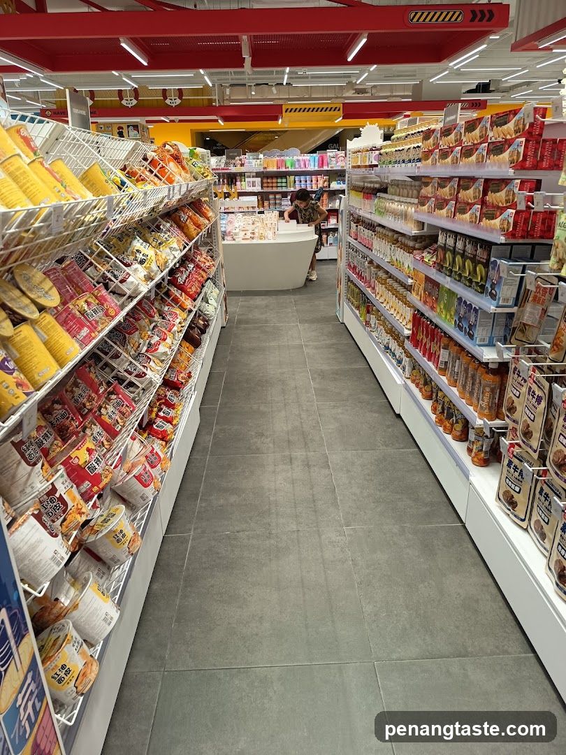 Supermarket aisle