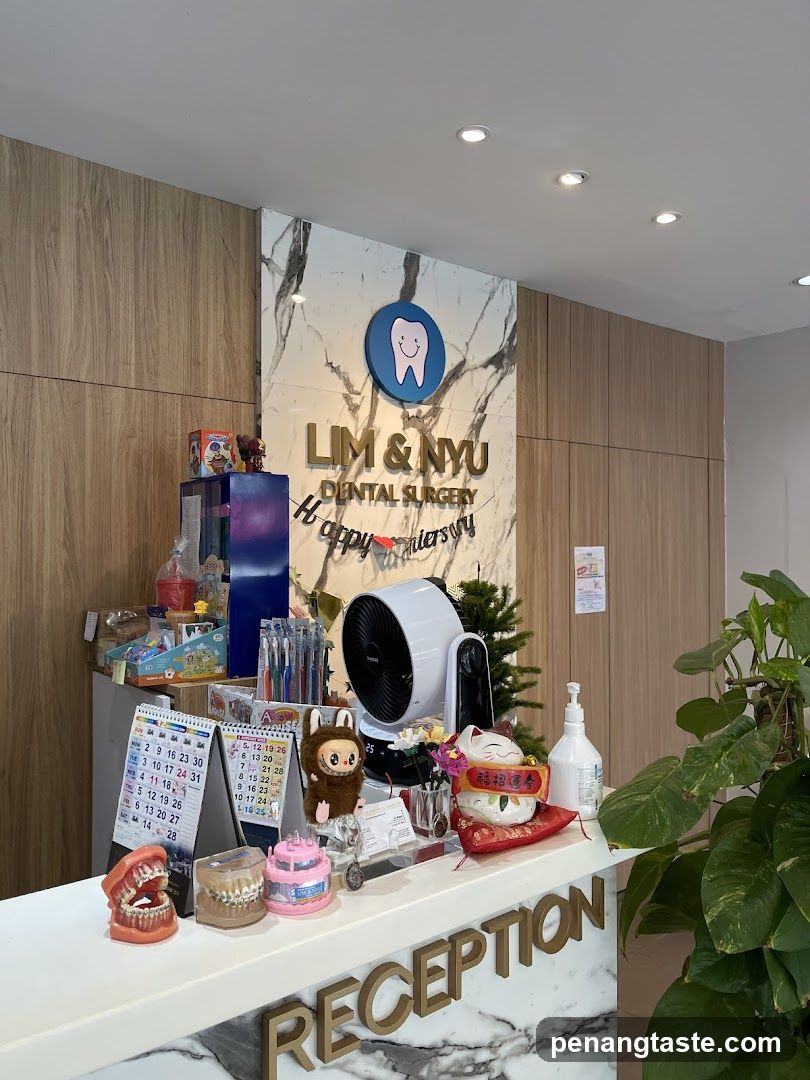 Lim & Nyu Dental Surgery Reception Area