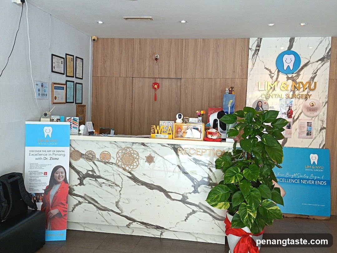 Lim & Nyu Dental Surgery Reception Area