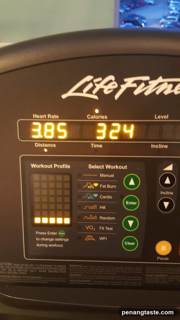 LifeFitness Treadmill Control Panel