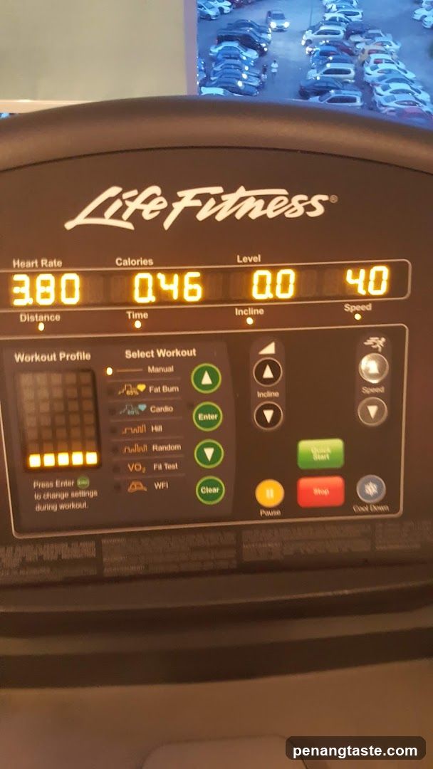 LifeFitness Treadmill Control Panel