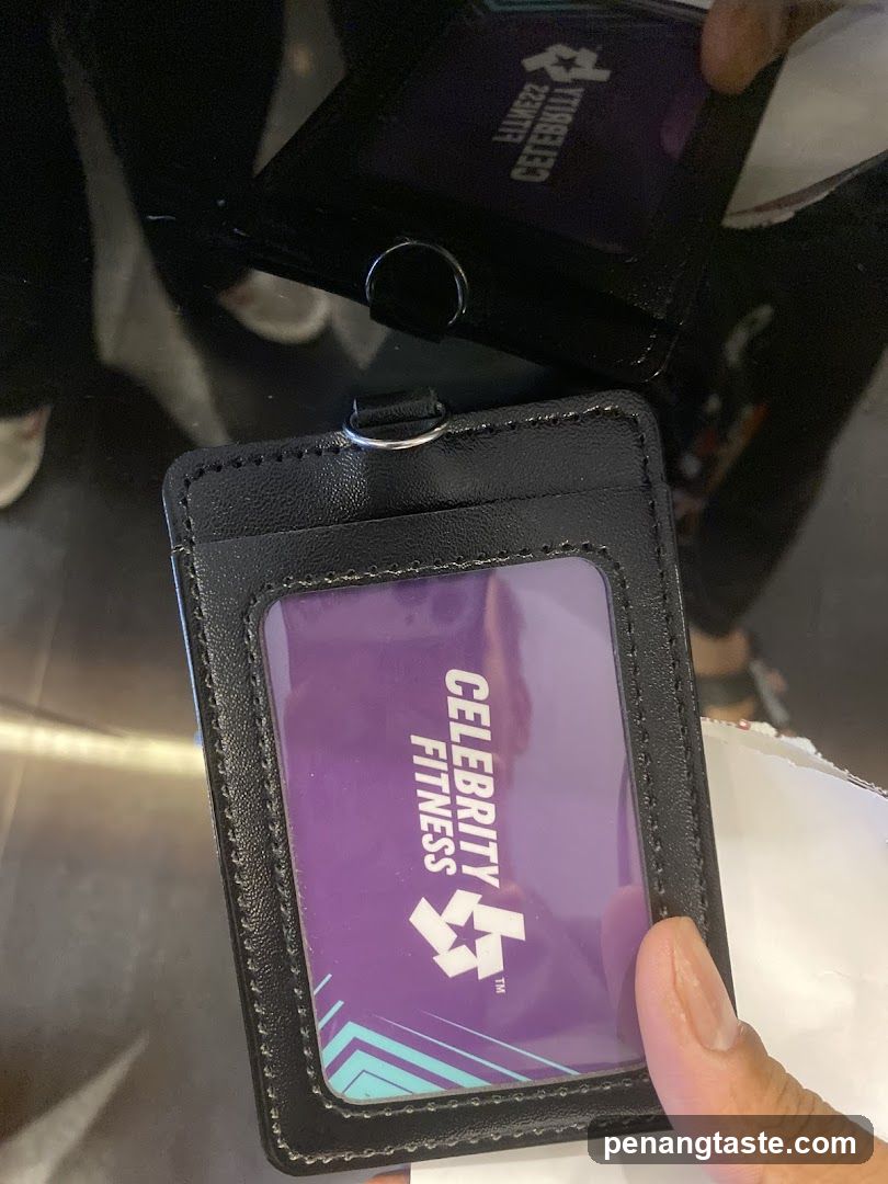 Celebrity Fitness ID Badge