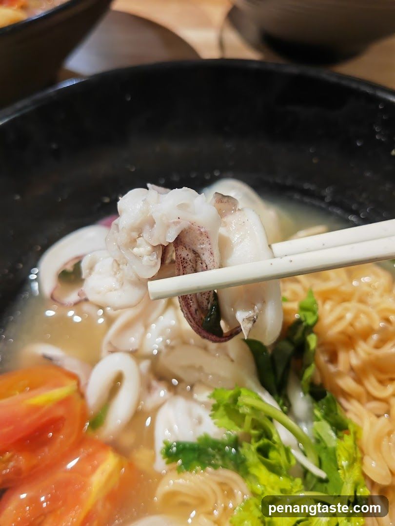 Squid Noodle Bowl