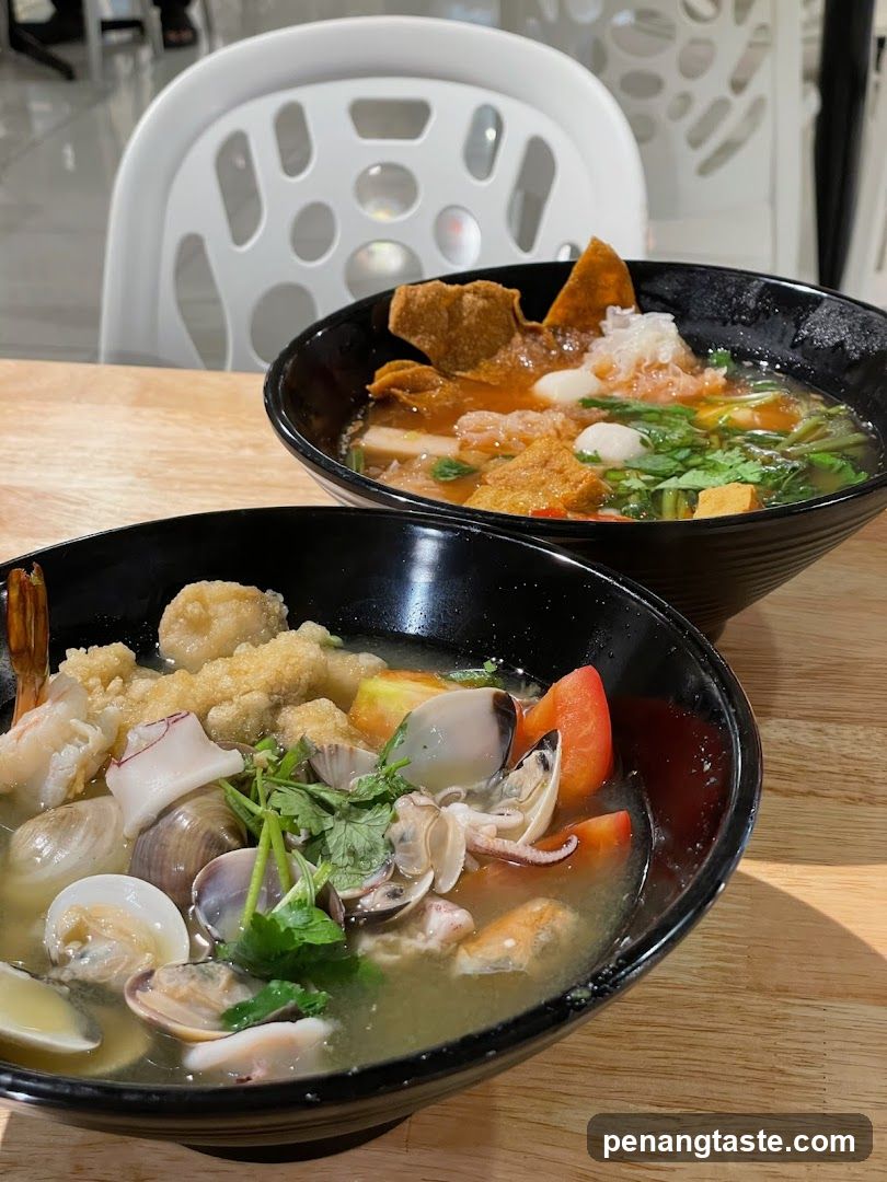 Seafood Noodle Bowls