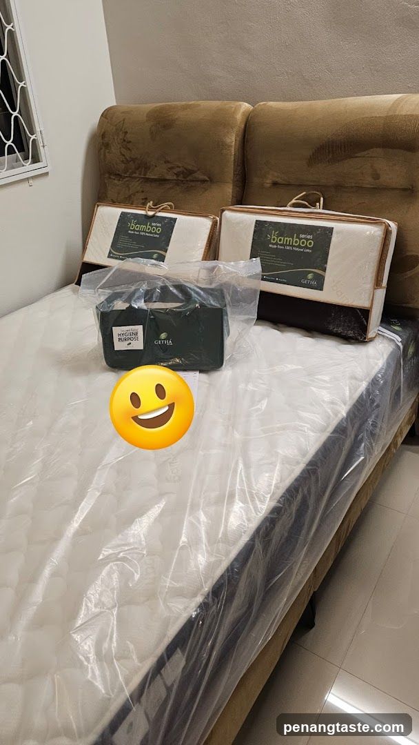Bamboo Mattress Display