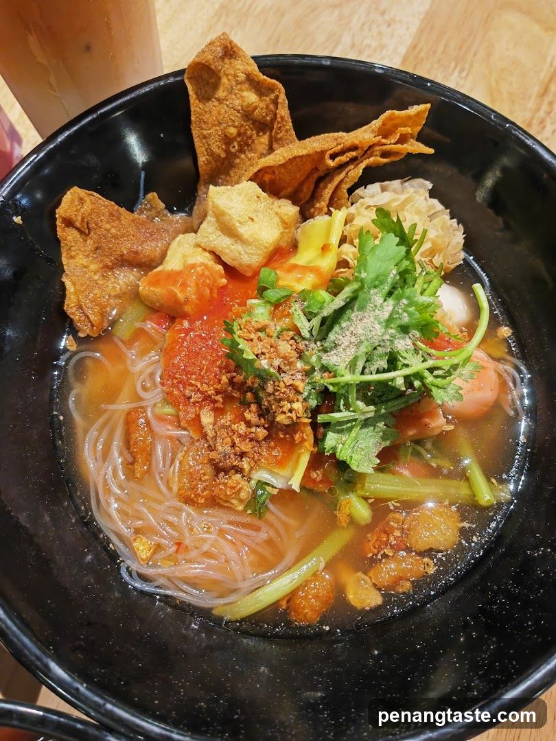 Spicy Noodle Bowl with Toppings
