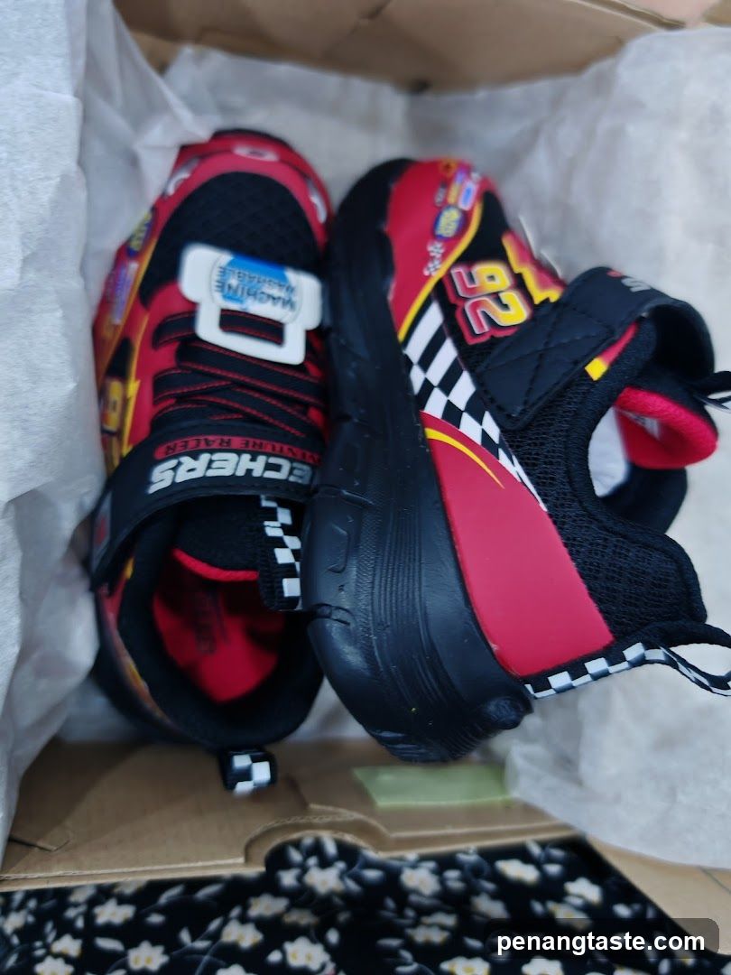 Race Car Theme Kids Sneakers