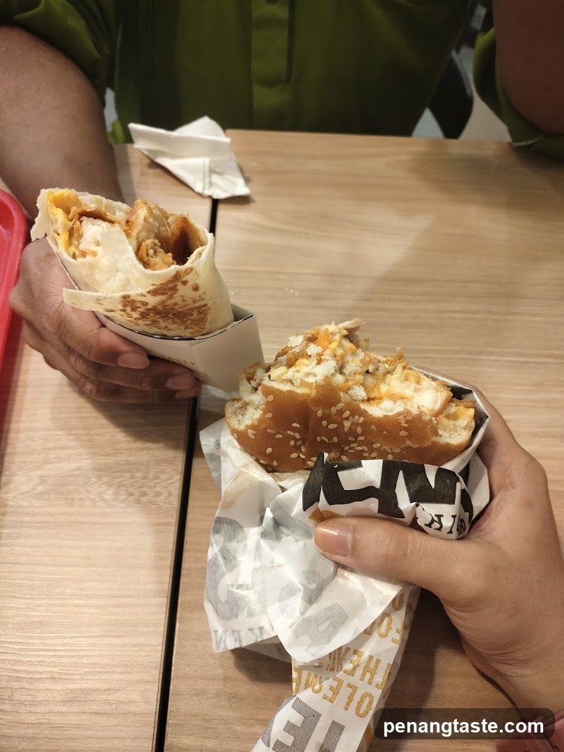Food Items on Table