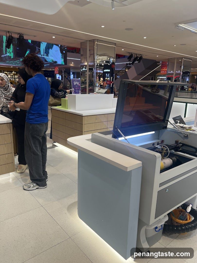 Interior of a retail store