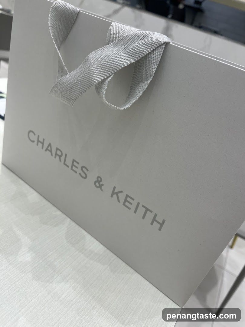 Charles & Keith shopping bag