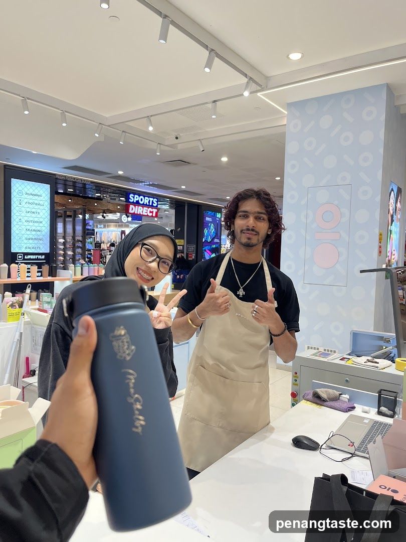 Store Interior with Staff and Product