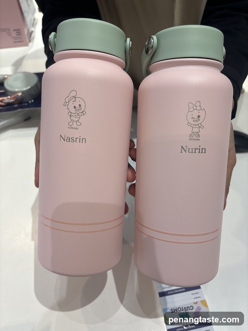 Disney-themed water bottles