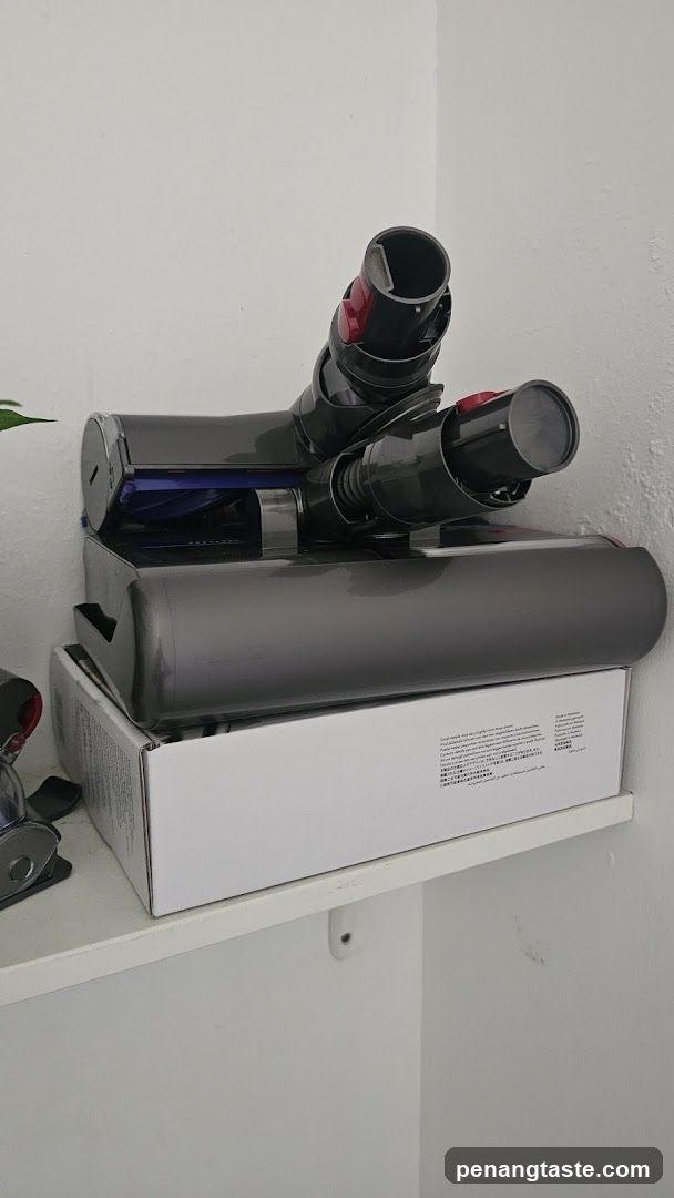 Vacuum Cleaner Components on Shelf
