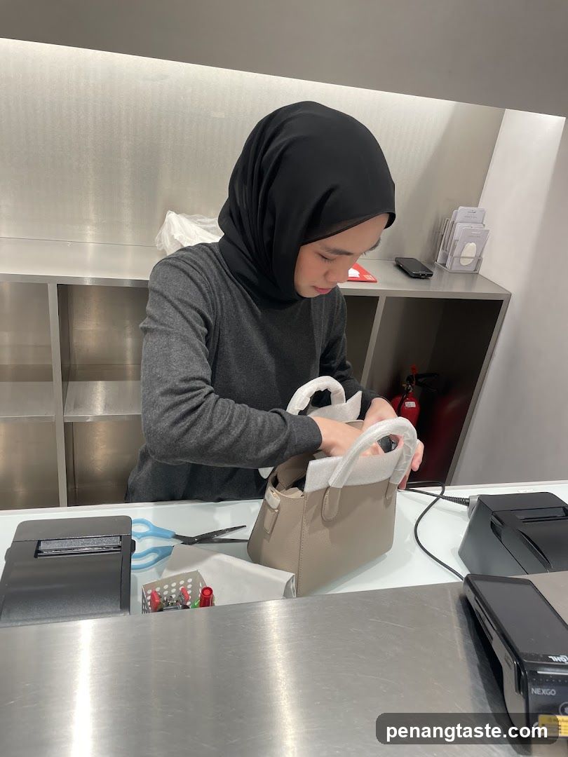 Staff at counter