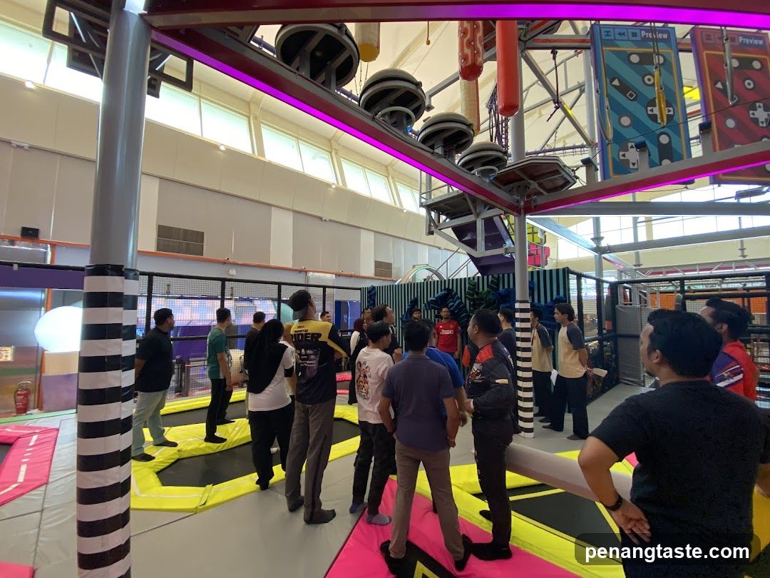 Indoor Trampoline Park Interior