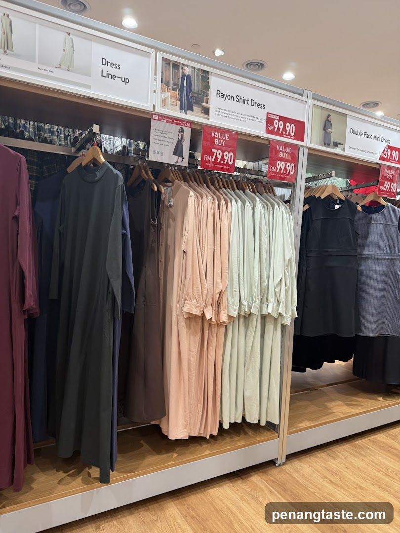 Dress Section in Retail Store
