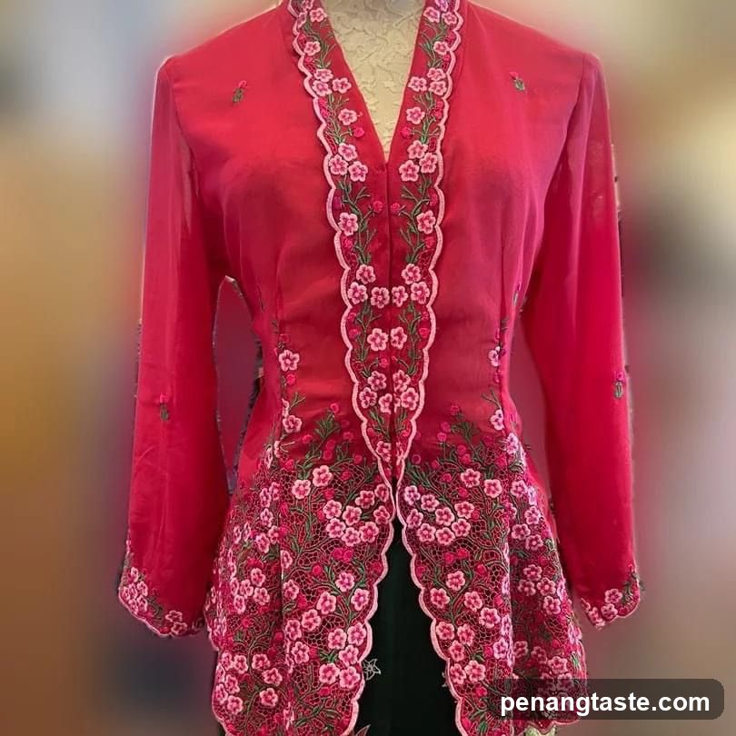 Embroidered Kebaya Top