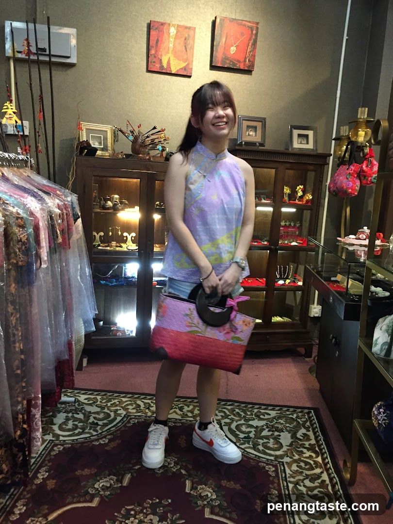 Woman in a boutique