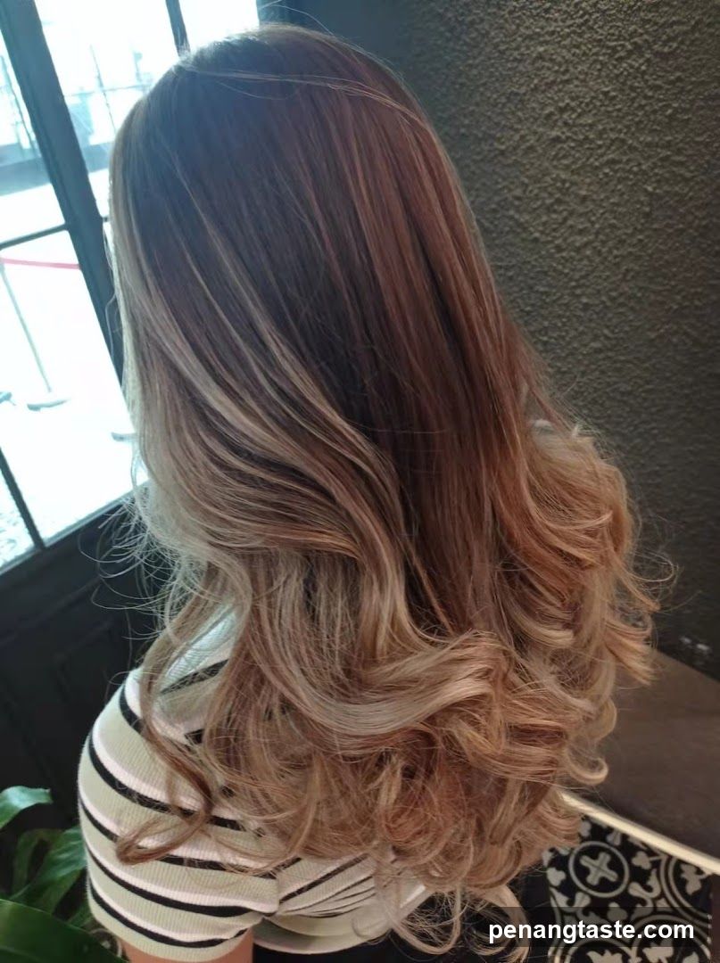 Woman with Ombre Hair