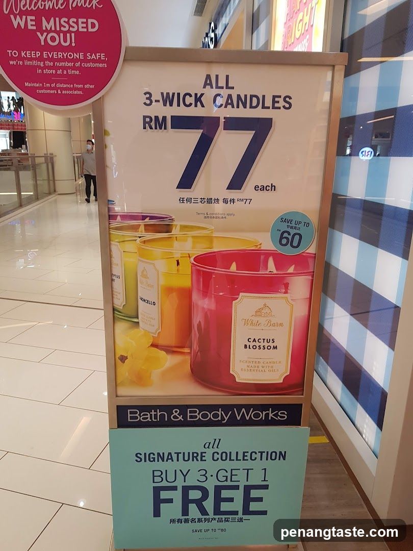 Bath & Body Works Candle Promotion