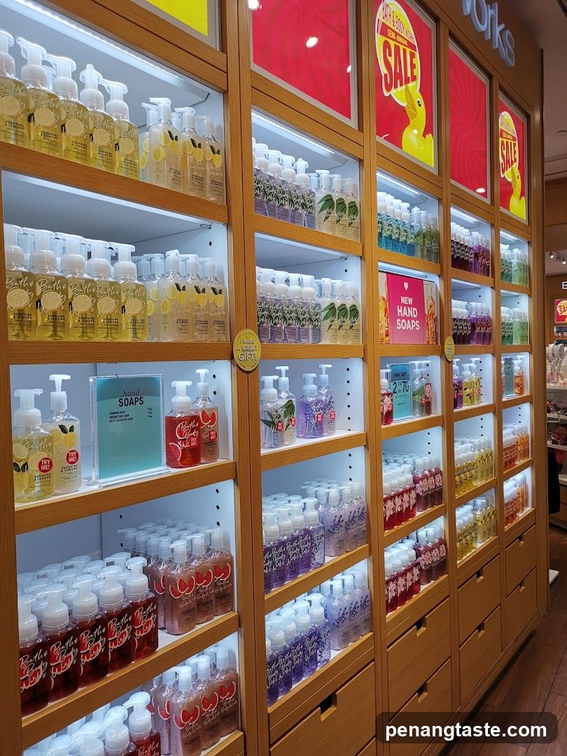 Hand Soaps Display