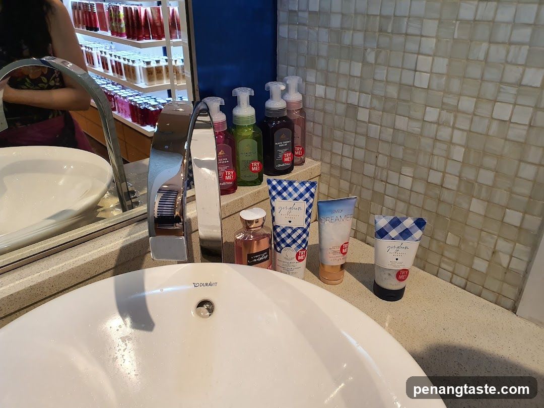 Sink Area with Bath Products