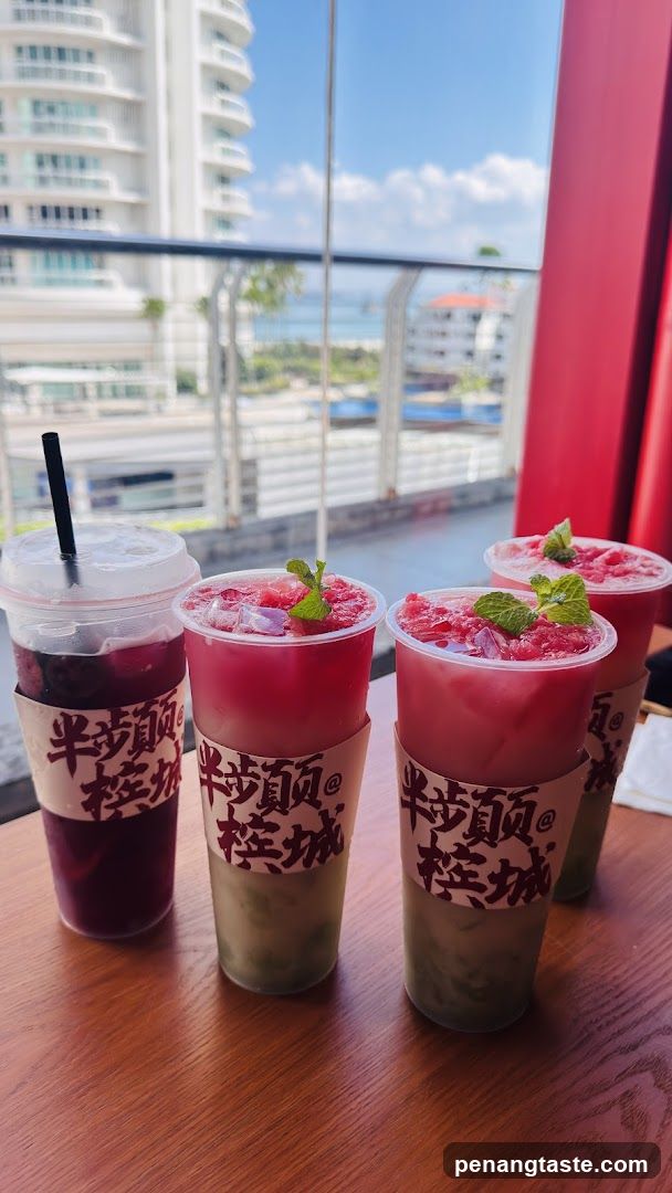 Four Drinks on a Table