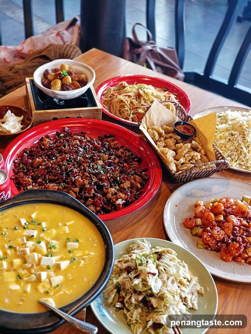 Assortment of Chinese Dishes