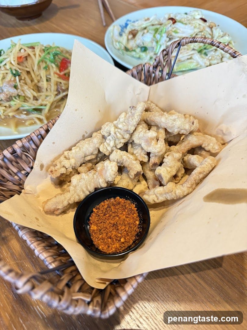 Fried Pork Strips with Chili Powder