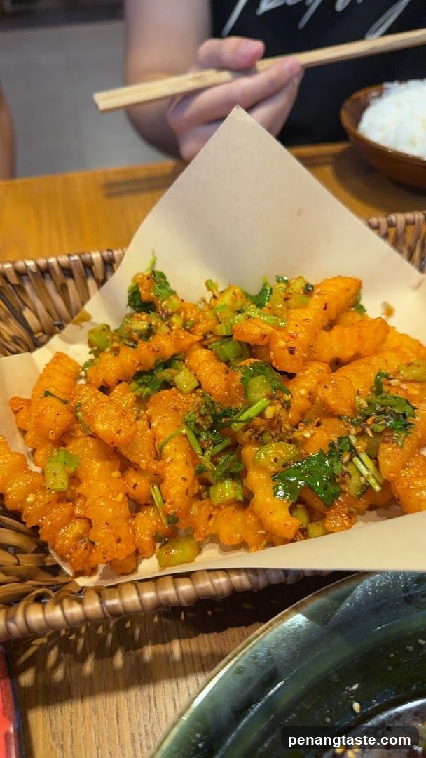 Spicy Fried Potatoes with Scallions
