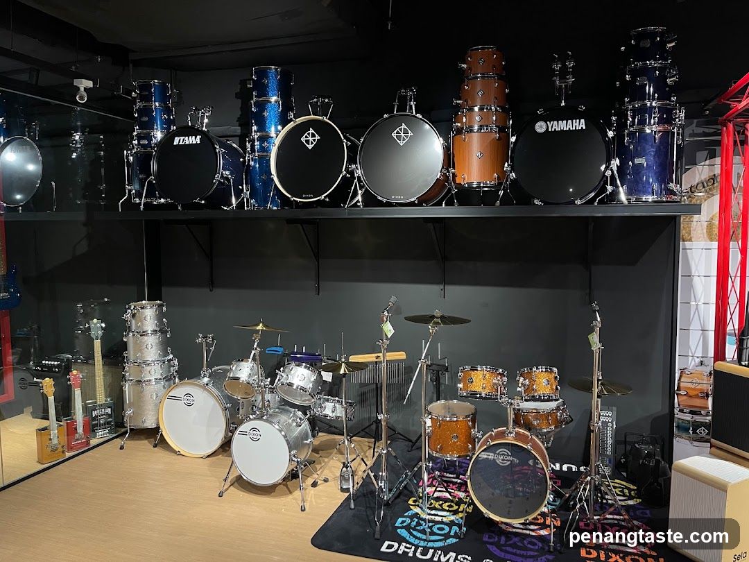 Drum Sets and Guitars