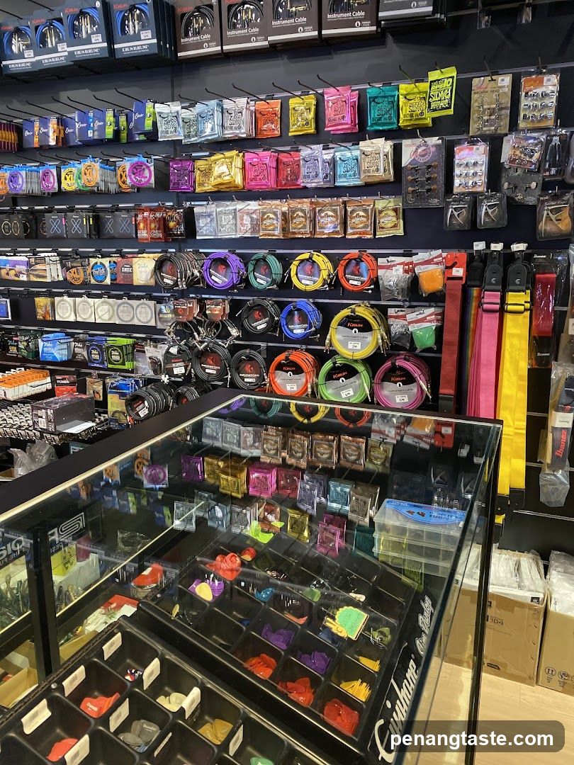 Guitar Accessories Display