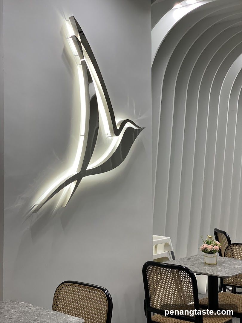 Modern Interior With Bird Logo