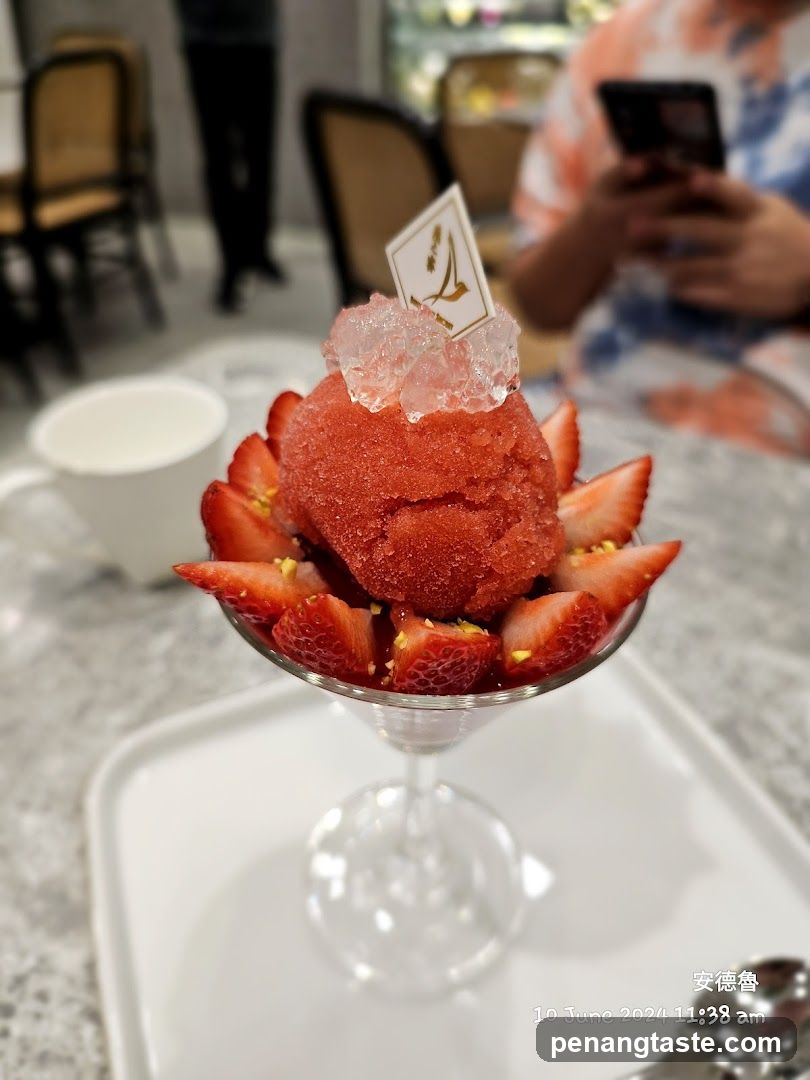 Strawberry Sorbet Parfait