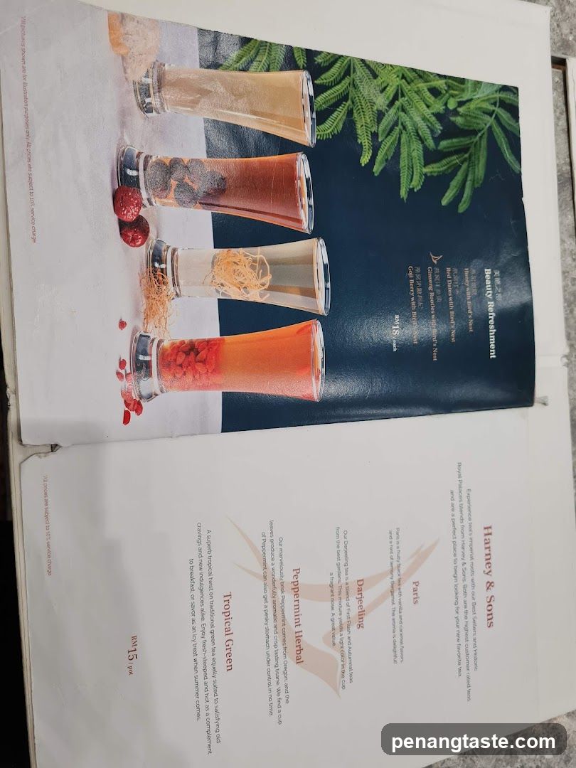 Harney & Sons Menu